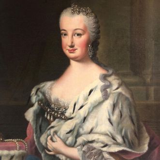 Porträt Elisabeth Auguste von der Pfalz, Wohl Johann Georg Ziesenis (1745)